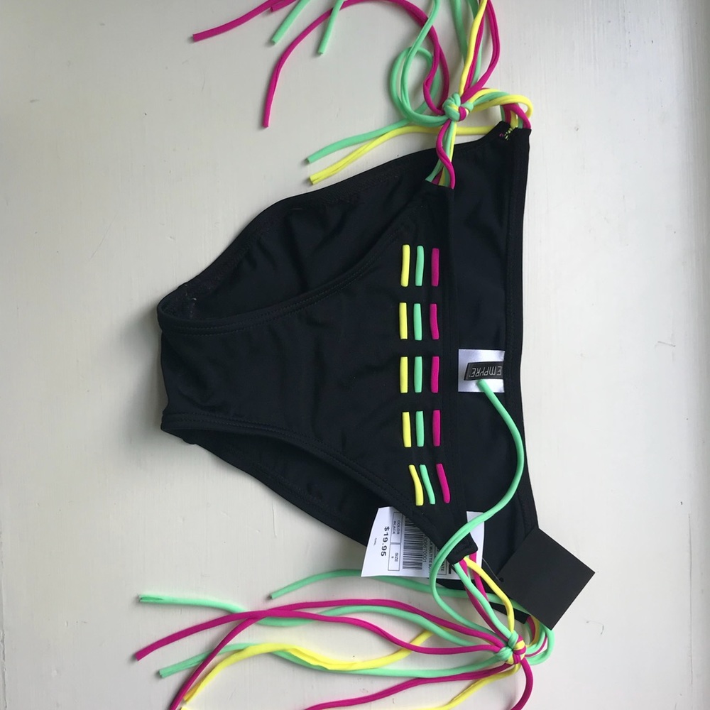 Black and Color String Bottoms